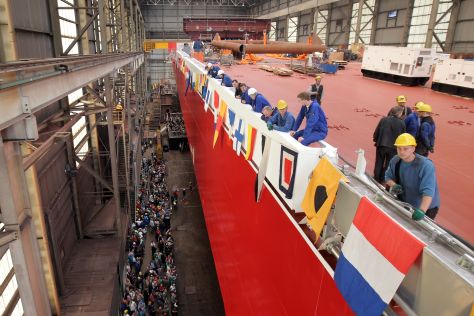 Stapellauf bei der FSG