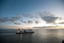 Fähre Dagebüll - Wyk in Nordfriesland vor Wyk
