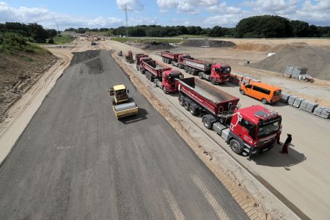 Baustelle an der B404