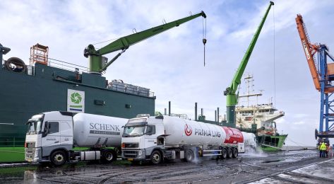 LNG bunkering in Brunsbüttel